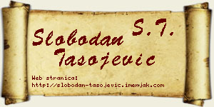 Slobodan Tasojević vizit kartica